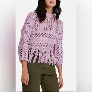 Free People Higher Love Pullover Sweater size Medium